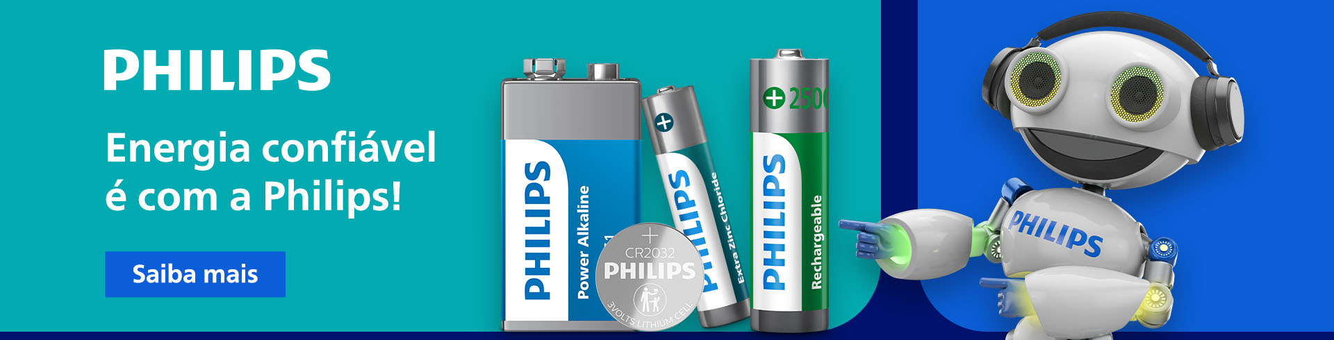 Pilhas Philips
